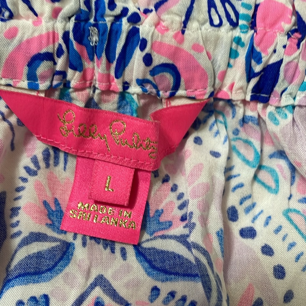 Lily Pulitzer off shoulder blouse, size large - Picture 5 of 5